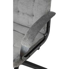 Кресло руководителя Бюрократ CH 002 [ch 002 lt19] на колесиках, ткань, серый